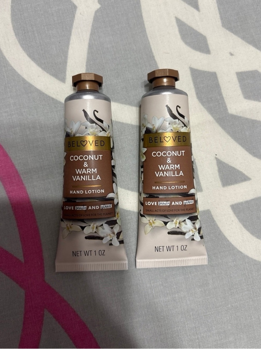 2 Count of Beloved Coconut & Warm Vanilla Hand Lotion